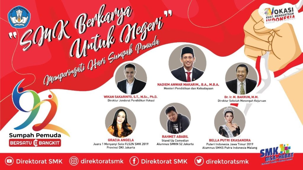 Peringatan Sumpah Pemuda Ke 92 Bersatu Dan Bangkit Smk Berkarya Untuk Negeri Skansa Tv